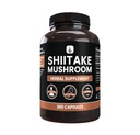 UnIGINAL INGREDIENTS Shiitake Mushroom (365 קפסולות), No Magnesium Or Rice Fillers, Always Pure, מעבדה מאומתת