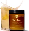 Moon Juice Mini Dew Electrolytes אבקת - Sugar Free מינרלים & Electrolyte hydrotion אבקת עבור הקלה מיידית ותמיכה המוח - Magnesium, Calcium, Potassium, Pink Salt, Pomelo, 30 משרתים