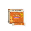 ד"ר מרקולה ויטמין C-PAK עם Quercetin - משקאות תמיכה יומית Immune - Zinc & ויטמין D3 בלגן - Gluten-Free - Efferscent Orange Flavor - 30 Packets