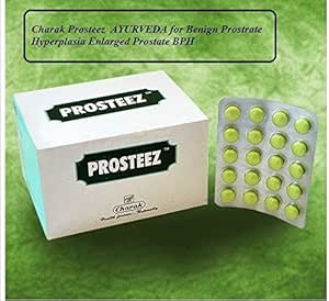 20 טבליות של Charak Prosteez Herbal Benign Prostrate Hyperplasia Enlarged Prostate Bphged