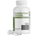 ברוונסון הקוריאני Panax גינזנג תומך באנרגיה, אנדורנס ו Vitality + Memory and Mental Performance, 120 קפסולות