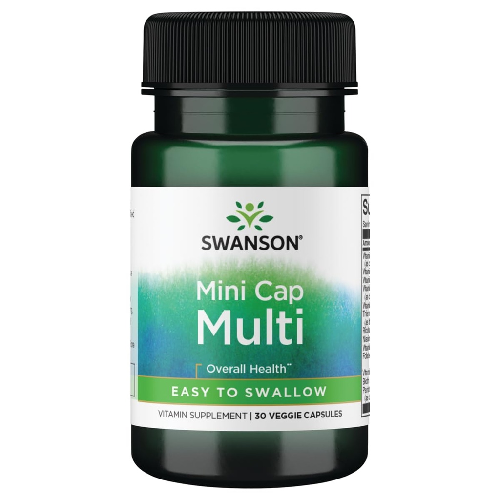 Swanson Daily Multivitamin Without מינרלים 30 Veg כמוסות