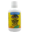 נוזל Calcium Citrate 1000 מ"ג עם D3 16 fl oz Liquid Blueberry