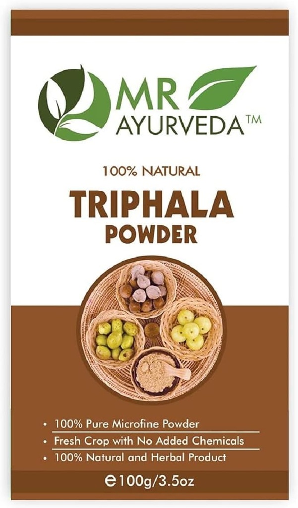 11 אזור 100 Pure Triphala אבקה