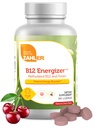 Zahler Energyzer - Folate ו B12 תוסף - Fast Disting Cherry Flavor Lozenges ויטמין כפול Methylated B12 & Folate תוסף עם 1360 mcg Folic Acid (360 Count)