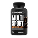 NutraBio Multisport for Men - Mens MultiVitamin - 33 ויטמינים, מינרלים, מיקרו-תזונה - עשיר באנטיoxidants - תומך ב- Peak אתלטיק ביצועים, אנרגיה, מטאבוליזם (120 קפסולות ירקות)
