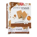 Power Crunch חלבונים Wafer Bars, חטיפים חלבונים גבוהים עם טעם טעים, בוטנים תפוחים, 1.4 אוונס (12 הרוזן)
