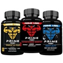 Prime Labs Prime Test טסטוסטרון Booster + Night Duty Sleep תוסף + Tongkat Ali Plus (60 Count Each)