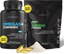 Livingood Daily אומגהs and Greens Bundle - Rich in Antioxidants