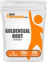 BulkSupplements.com Goldenseal אבקת - Herbal Supplement, מקורו של Goldenseal Root - טבעוני וגלוטן חינם, 1g לכל משרת, 250g (8.8 oz) (Pack of 1)