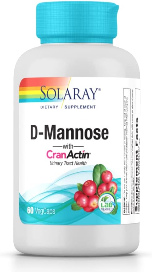 Sunay D-Mannose with CranActin - 60 קפסולות צמחוניות