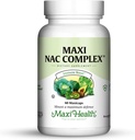 Maxi NAC מורכב עם Molybdenum ו מופחת L Gluatathione קפסולות, 60 הרוזן