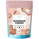 10 Mushrooms לחלץ אבקה, Mushroom תוספת תערובת עבור קפה, Beverages & Smoothies, Natural Focus, אנרגיה & Immune תמיכה תוסף - 3.53 oz / 100g