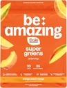 להיות סופר ירוק אבקה עם Prebiotics, Enzy & Antioxidants, 35 פירות & Veggies, אלקטרוליטים & סיבים, טבעוני, Gluten Free Juice & Smoothie Mix, Dole Orange Peach מנגו, 25  המשרתים , 25  המשרתים & Veggies.