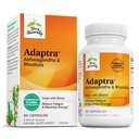 טרי Fitra - תוספת לתמיכה בבריאות Adrenal - תוספת Ashwagandha עם Rhodiola Rosea Extracta - תוספת צמחית לתמיכה באנרגיה והתרחבות - 60 קפסולות