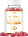 Generic Cyrixs Health Eye Vision Gummies - Lutein & Zeaxanthin עין בריאות תוספת למבוגרים - מנגו טעים פלאמור על ויטמין עיניים - נוחות עין והגנה על אור כחול עבור Crystal-Clear Vision