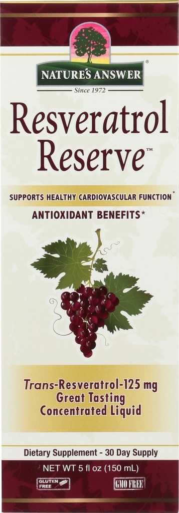 Green’s answer אלכוהול חינם Resveratrol 5oz ריכוז נוזל; ארוז עם אנטי-oxidants