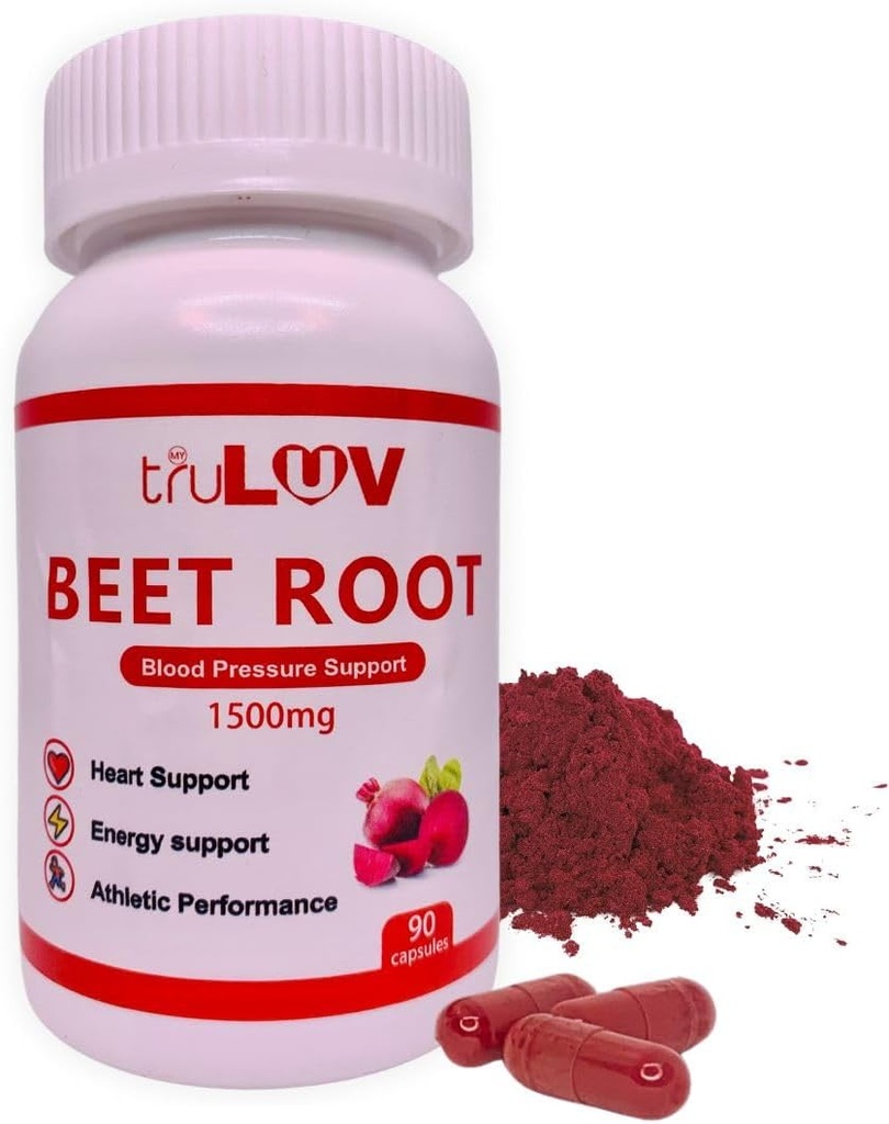 Beet Root כמוסות 1500 מ"ג, 90 ספירה - תמיכה בבריאות