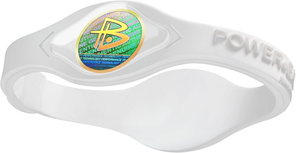 Power Balance - The Original Performance Wristband (לבן/לבן, גדול)