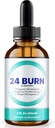 24 Burn Weight Loss Drops, All-Natural Liquid Formula, Premium Nutritional Band to Support a Active Lifestyle Energy, and Fitness, 24Burn Gotas Reviews
