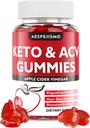 Keto ACV Gummies - Apple Cider Vinegar Gummies עם B12 עבור אנרגיה & בריאות, 1500 מ"ג, תומך Ketosis, עבור נשים וגברים, טבעוני, Gluten-Free, 60 חניכיים
