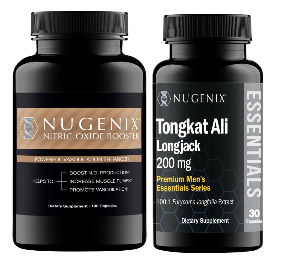 Nugenix Nitric Oxide Booster ו Tongkat Ali תוספים לגברים