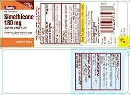 [3Pack] Simethicone 180 מ"ג Softgels Anti-Gas 60 Count *Compare למרכיבים הפעילים של Phazyme Ultra Power & Save! * על ידי Ultra Power Phazyme??????