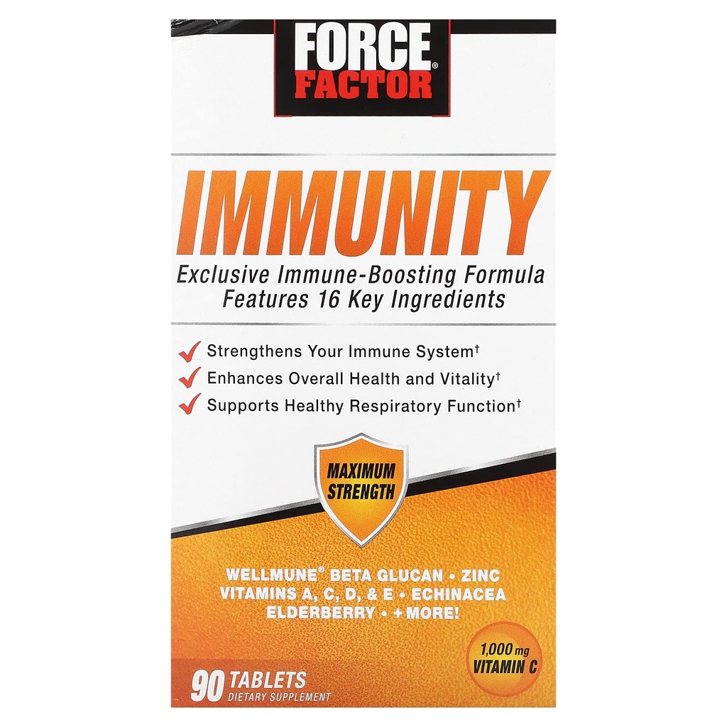 עבור FACTOR Immunity, Immune Support Booster עם Elderberry ו 1000 מ"ג של ויטמין C, פלוס ויטמין D, Zinc, Probiotics, Quercetin, Antioxidants, ו Echinacea עבור Immune Health Defense, 90 טבליות