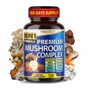 10 ב 1 High Power Mushroom תוסף - Lions Mane, Cordyceps, Reishi - Brain Supplements for Memory and Focus ** 5 Monteh Supply