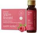 נוזל NAD+.Resveratrol | NMN Alternative | 10x More Absorption | Liposomal Nicotinamide Riboside ו Resveratrol with Antioxidants | Twice-a-Week
