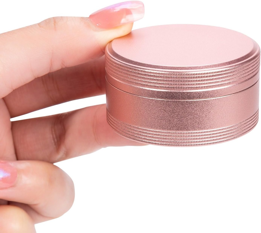 Metal Pill Container Pill Case - חבילת גלולות למניעת מים עבור נסיעות יומיות, Single Pill Hplder עבור Pocket Purse, Portable Medicine מארגנת, אידיאלי עבור תרופות שמן דגים, מתנה ורודה ייחודית