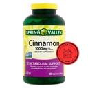 Spring Valley Cinnamon Dietary, 1000 מ"ג, 400 Count + STS Sticker.