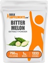 BulkSupplements.com Bitter Melon לחלץ אבקה - Bitter Melon תוסף, Bitter Gourd Extract - Herbal Supplement, Gluten Free, 750 מ"ג לשרת, 1kg (2.2 lbs) (Pack of 1)