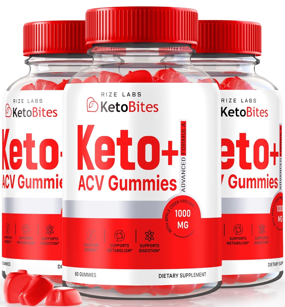 מעבדות גילוח - Keto Bites ACV חניכיים לירידה במשקל מתקדם, כל תוספי Apple Cider Vinegar טבעי (180 מסטיקים)