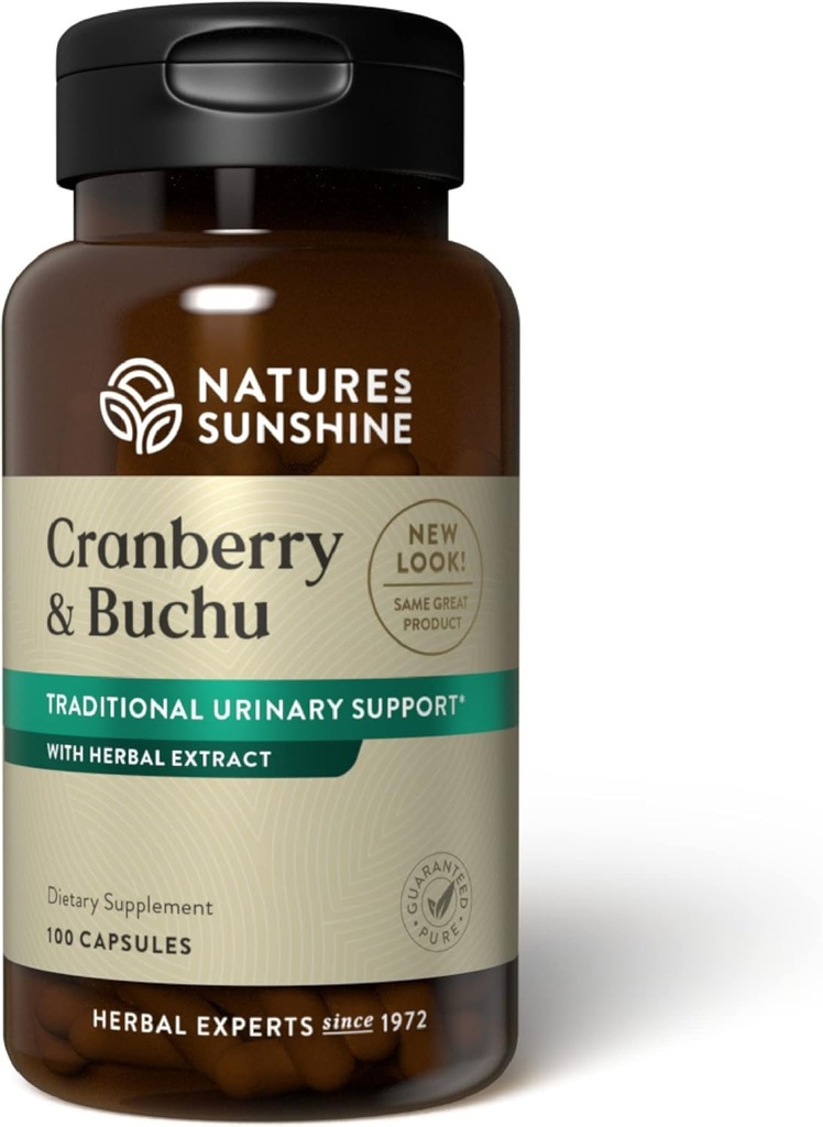 The Nature's Sunshine Cranberry and Buchu Concentrate 100 קפסולות