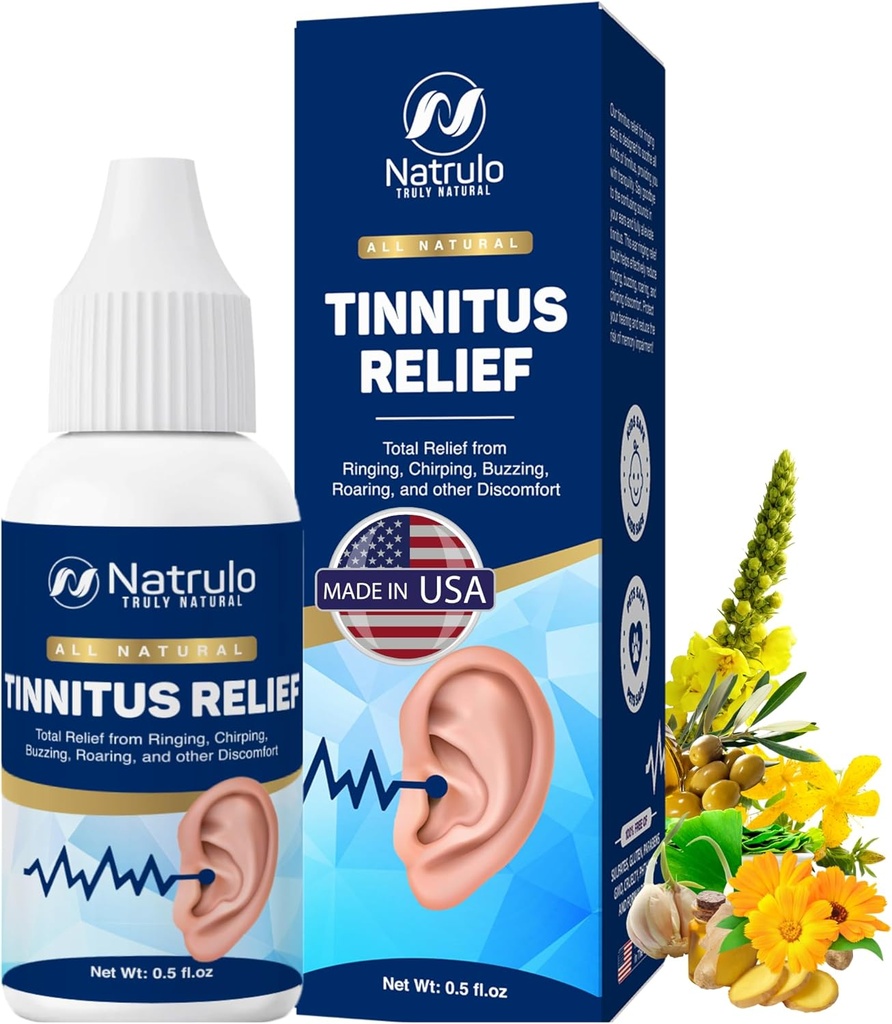 Tinnitus הקלה לרינג אוזניים - טיפות אוויר טבעי טיפות עבור טיפול טינטון - Sooth Discomfort, הקטנת רעש אוזניים - אוזניים נקי יותר ווקס Removal טיפות שיפור השמיעה והבריאות, Made בארה"ב