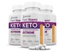 (3 Pack) Fast Ripped Keto ACV Extreme Pills 1675MG Keto תומך בלנדרה קפסולה אלטרנטיבית ל-Kto ACVmies פורמולה Apple Cider Vinegar אקסטרה אבקת שמן זית ירוק עין 180 קפסולות