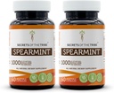 סודות השבט Spearmint קפסולות 1000 מ"ג Spearmint (Mentha spicata) Dried Leaf, תוספת תמיכה הורמונלית של נשים (2x60 קפסולות)
