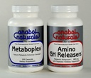 Anabol Naturals Meta GHR Metaboplex 120 caps, 600 מ"ג ו Amino GHReleasers 120 caps, 800 מ"ג