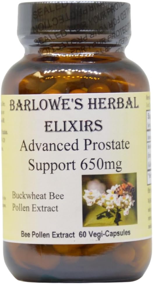 תמיכה טכנית מתקדמת | Buckwheat Bee Pollen תוסף | 750 מ"ג פר קפסולה | Urinary and Prostate Health | Menopausal Support for Women