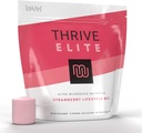 Thrive Elite Protein Shake | Gluten-Free, חלבון בלגן עם BCAAs, Probiotics & Enzymes | 16 לשרת - Scoop Serves, Strawberry