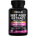 Bet Root Extract - 12000 מ"ג 20x ריכוז תוסף Beet Root כמוסות w / Black Pepper - High Nitrates - Natural Nitric Oxide Booster - Highly Concentrated & Bioavailable - Made in USA -180 Caps Caps