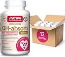 Jarrow Formulas QH-Absorb, 100 מ"ג, תוסף דיאטת Ubiquinol עבור תפקוד קרדיווסקולרי בריא, 120 Softgels, 120 יום אספקה,12 Packs