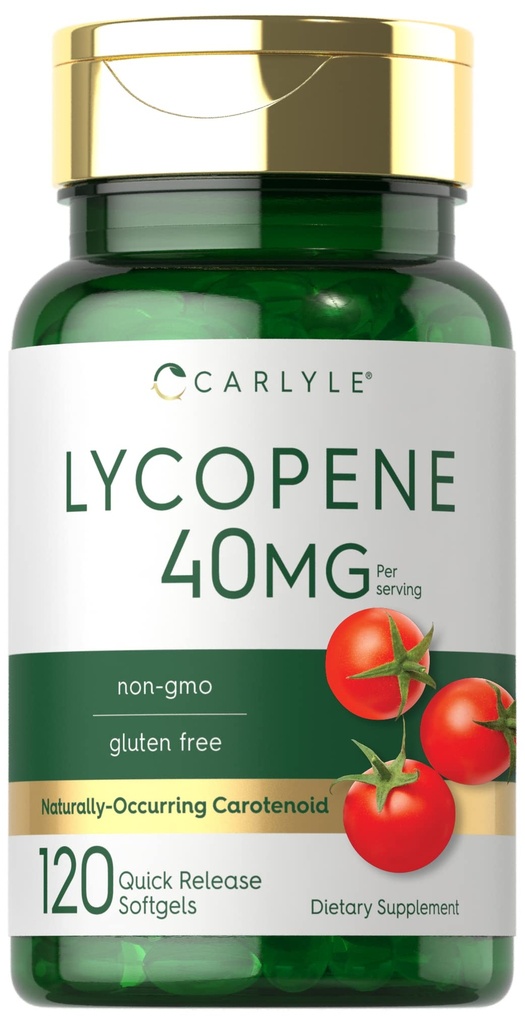 קרלייל ליקופן 40 מ"ג | 120 Softgels | Natural-Occurring Carotenoid