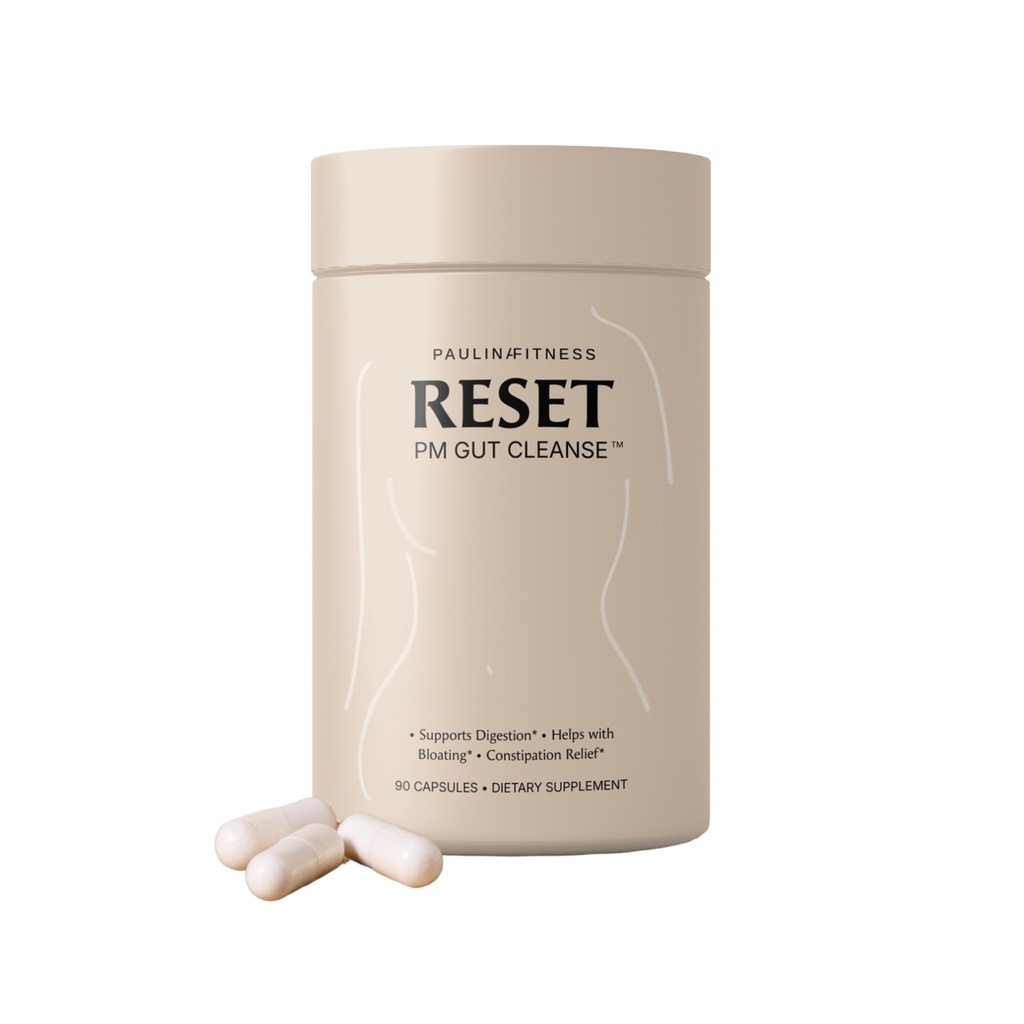 פולינה FITNESS איפוס Overnight Digestive Aid, Bloating Relief, & Gut Health Supplement | Natural Detox & Digestive Cleanse to Support Weight Management and Relieve Constipation