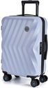 BAGSMART לשאת על Luggage 22x14x9 Airline Approved, PC Hardside Suitcase, 20 Inch Carryon with Spinner Wheels, Travel Luggage Light Weight Suitcases for Men (Purple)
