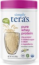 פשוט אבקת חלבון טהורה של tera - Grass Fed Vanilla Whey חלבון אבקת, נקי, מיוצר ללא ממתקים מלאכותיים, non-GMO, כשר, rBGH-Free, Soy-Free - 24 Oz