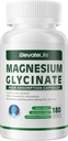 Magnesium Glycinate 400 MG עבור 100% Chelated עבור Absorption גבוהה, Gentle על Stomach, non-GMO, 180 קפסולות צמחוניות