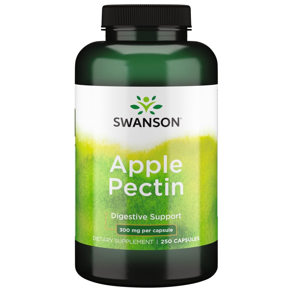 Swanson Apple Pectin 300 מיליגרם 250 קפסולות