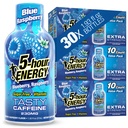 5 שעות ENERGY Shots Another Power, Blue Raspberry Flavor, 30 Count, 1.93 Fl Oz, Sugar Free, Zero Calories, Amino Acids ו- Essential B ויטמינים, Dietary, Feel Proof ו- Energyzed, 230 מ"ג Caffeine.